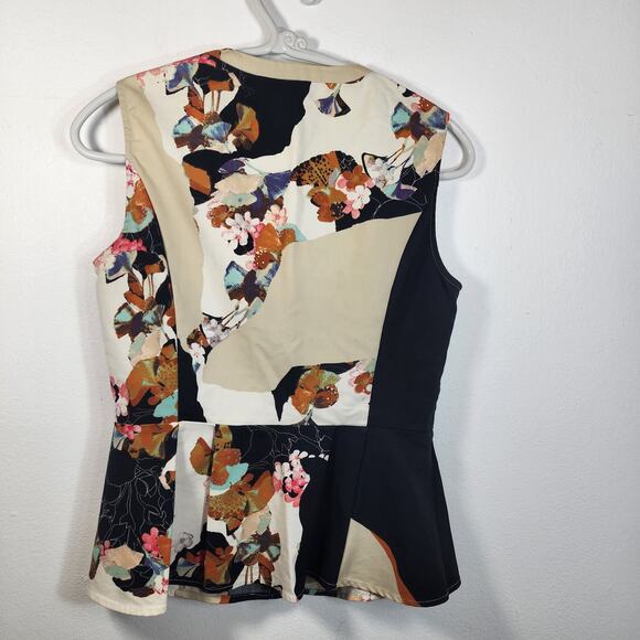 3.1 Phillip Lim Floral peplum, sleeveless, size s, zip front - Picture 4 of 16